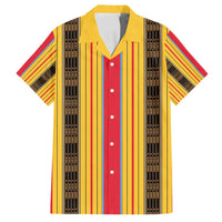 Eritrea Traditional Saho Family Matching Tank Maxi Dress and Hawaiian Shirt Mix Tilet Pattern