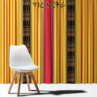 Eritrea Traditional Saho Window Curtain Mix Tilet Pattern