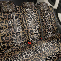 African Leopard Skin Pattern Back Car Seat Cover
