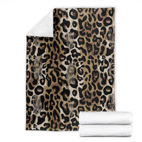 African Leopard Skin Pattern Blanket