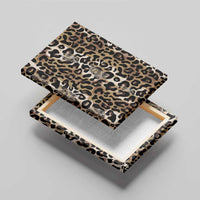African Leopard Skin Pattern Canvas Wall Art