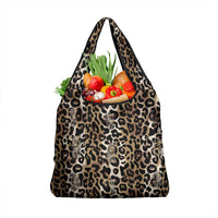 African Leopard Skin Pattern Grocery Bag