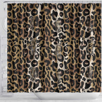 African Leopard Skin Pattern Shower Curtain