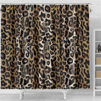African Leopard Skin Pattern Shower Curtain