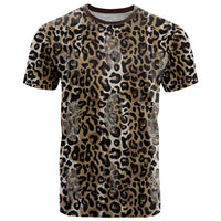 African Leopard Skin Pattern T Shirt