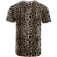 African Leopard Skin Pattern T Shirt