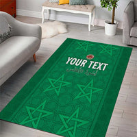 Custom Morocco Football Area Rug Sir Sir Sir