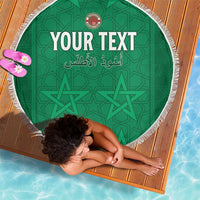 Custom Morocco Football Beach Blanket Sir Sir Sir