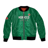 Custom Morocco Football Bomber Jacket Sir Sir Sir
