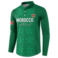 Custom Morocco Football Button Sweatshirt Sir Sir Sir