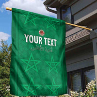 Custom Morocco Football Garden Flag Sir Sir Sir