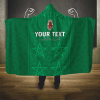 Custom Morocco Football Hooded Blanket Sir Sir Sir