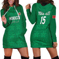 Custom Morocco Football Hoodie Dress Sir Sir Sir