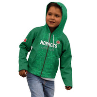 Custom Morocco Football Kid Hoodie Sir Sir Sir