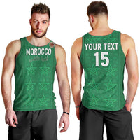 Custom Morocco Football Men Tank Top Sir Sir Sir
