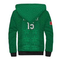 Custom Morocco Football Sherpa Hoodie Sir Sir Sir