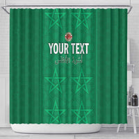 Custom Morocco Football Shower Curtain Sir Sir Sir