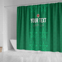 Custom Morocco Football Shower Curtain Sir Sir Sir