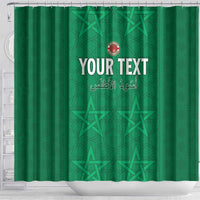 Custom Morocco Football Shower Curtain Sir Sir Sir