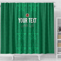 Custom Morocco Football Shower Curtain Sir Sir Sir