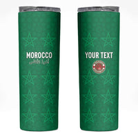 Custom Morocco Football Skinny Tumbler Sir Sir Sir