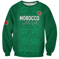 Custom Morocco Football Sweatshirt Sir Sir Sir