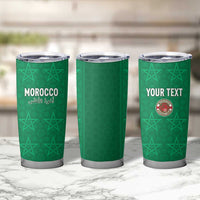 Custom Morocco Football Tumbler Cup Sir Sir Sir