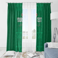 Custom Morocco Football Window Curtain Sir Sir Sir