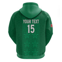 Custom Morocco Football Zip Hoodie Sir Sir Sir