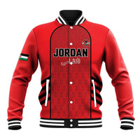 Custom Jordan Football 2026 Baseball Jacket Desert Falcons Rising - Red