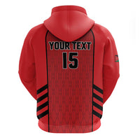 Custom Jordan Football 2026 Hoodie Desert Falcons Rising - Red