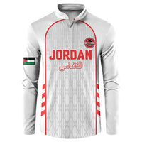 Custom Jordan Football 2026 Button Sweatshirt Desert Falcons Rising - White