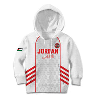 Custom Jordan Football 2026 Kid Hoodie Desert Falcons Rising - White