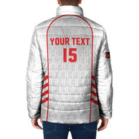 Custom Jordan Football 2026 Padded Jacket Desert Falcons Rising - White