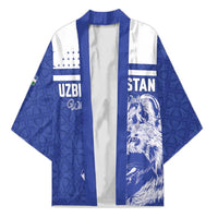 Custom Uzbekistan Football 2026 Kimono White Wolves Rising