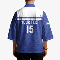 Custom Uzbekistan Football 2026 Kimono White Wolves Rising