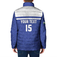 Custom Uzbekistan Football 2026 Padded Jacket White Wolves Rising