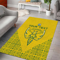 Custom Rwanda Football Area Rug Amavubi Oyeee!