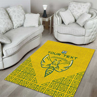 Custom Rwanda Football Area Rug Amavubi Oyeee!