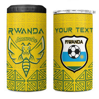 Custom Rwanda Football 4 in 1 Can Cooler Tumbler Amavubi Oyeee!