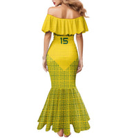 Custom Rwanda Football Family Matching Mermaid Dress and Hawaiian Shirt Amavubi Oyeee!