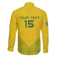 Custom Rwanda Football Family Matching Summer Maxi Dress and Hawaiian Shirt Amavubi Oyeee!