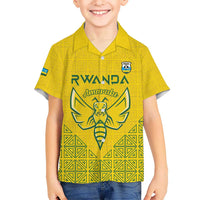 Custom Rwanda Football Hawaiian Shirt Amavubi Oyeee!
