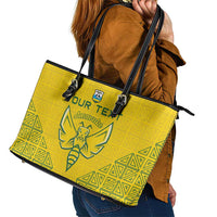 Custom Rwanda Football Leather Tote Bag Amavubi Oyeee!