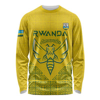 Custom Rwanda Football Long Sleeve Shirt Amavubi Oyeee!