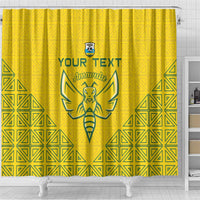 Custom Rwanda Football Shower Curtain Amavubi Oyeee!