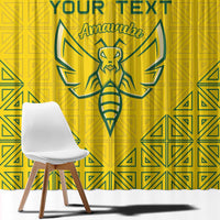 Custom Rwanda Football Window Curtain Amavubi Oyeee!