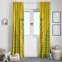 Custom Rwanda Football Window Curtain Amavubi Oyeee!