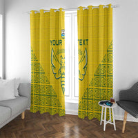 Custom Rwanda Football Window Curtain Amavubi Oyeee!