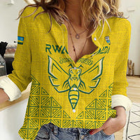 Custom Rwanda Football Women Casual Shirt Amavubi Oyeee!
